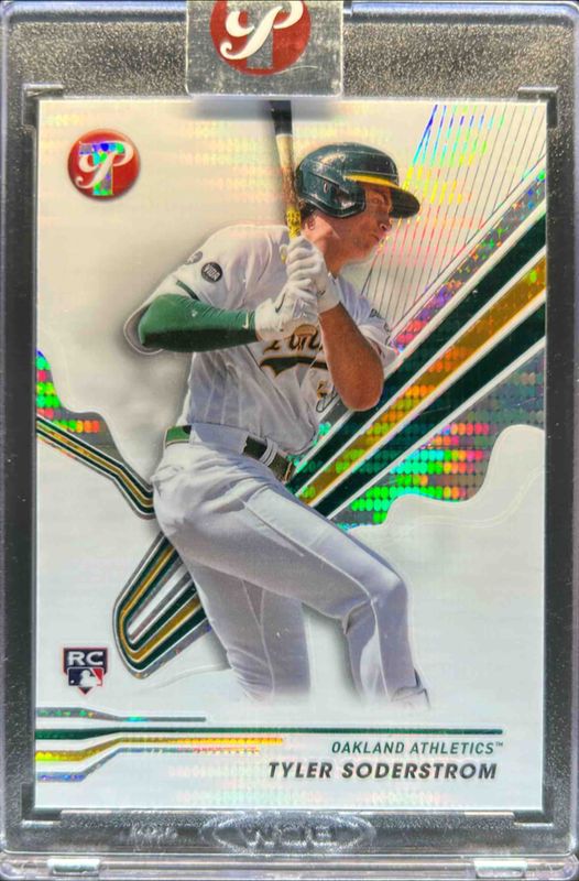 Tyler Soderstrom 2024 Topps Pristine #195 Pristine Refractor Rookie RAW