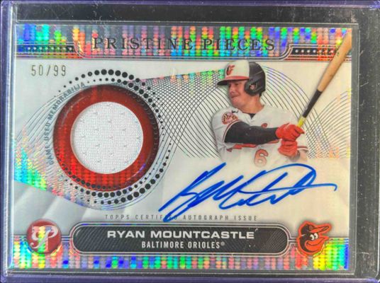 2024 Topps Pristine #PPAR-RM Pristine Pieces Autographs Relics - Pristine Refractor /99