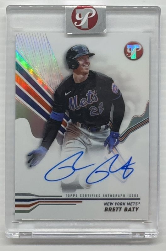 Brett Baty 2024 Topps Pristine #PA-BB Pristine Autographs RAW