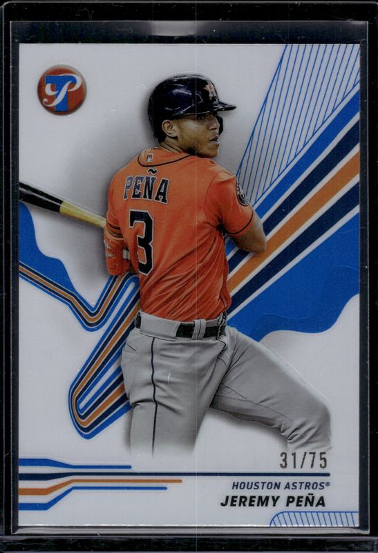 Jeremy Pena 2024 Topps Pristine #118 Blue Refractor /75 RAW