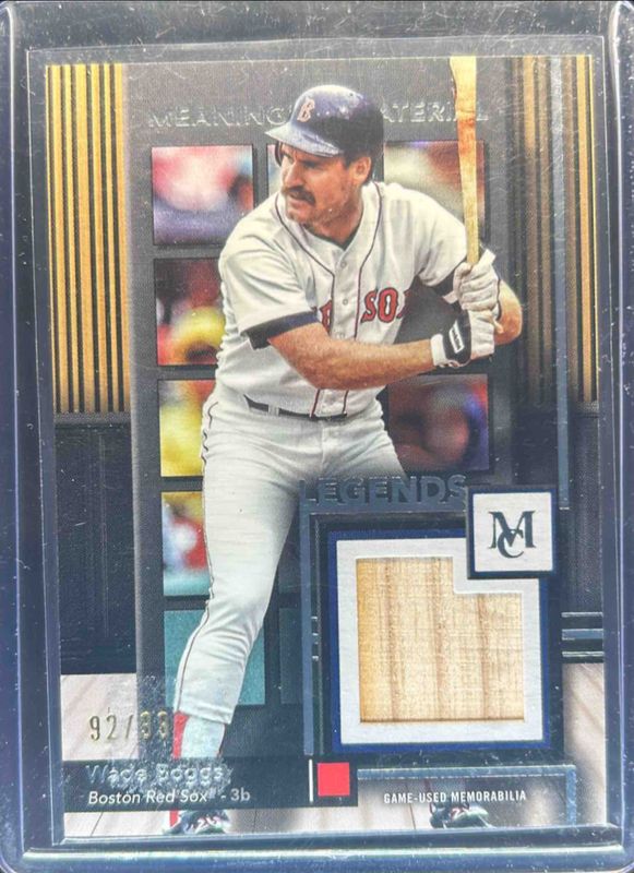 2024 Topps Museum Collection #MMRL-WB Meaningful Materials Relics Legends /99