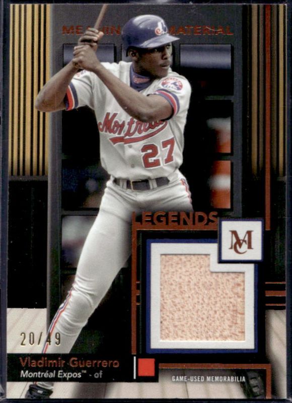 2024 Topps Museum Collection #MMRL-VG Meaningful Materials Relics Legends - Copper /49