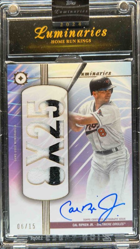 2024 Topps Luminaries #HRKAP-CRJ Home Run Kings Autographs Patches /15