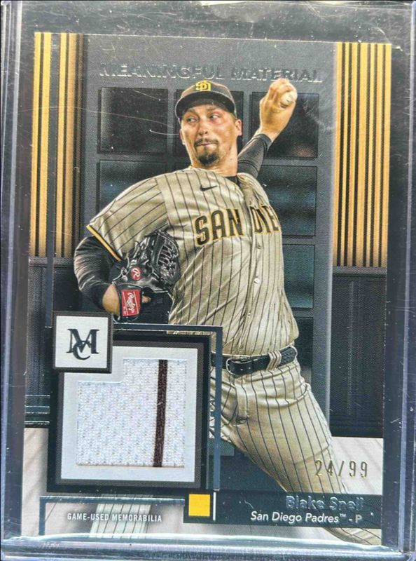 2024 Topps Museum Collection #MMR-BS Meaningful Materials Relics /99