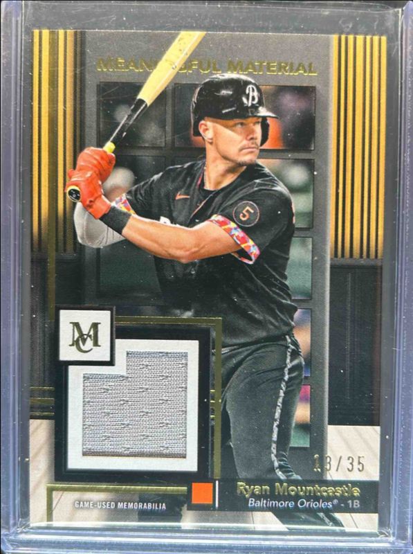 2024 Topps Museum Collection #MMR-RM Meaningful Materials Relics - Gold /35