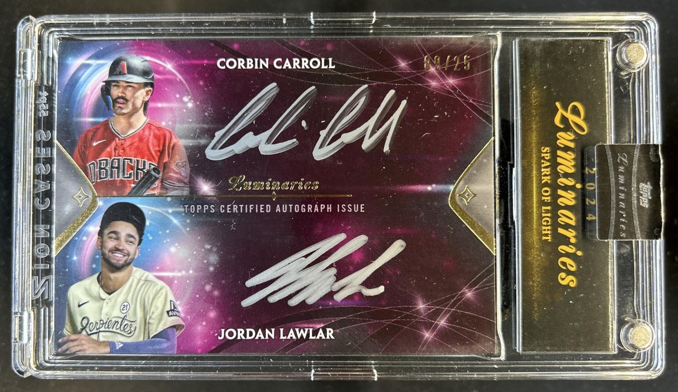 2024 Topps Luminaries #SLDA-CL Spark of Light Dual Autographs /25