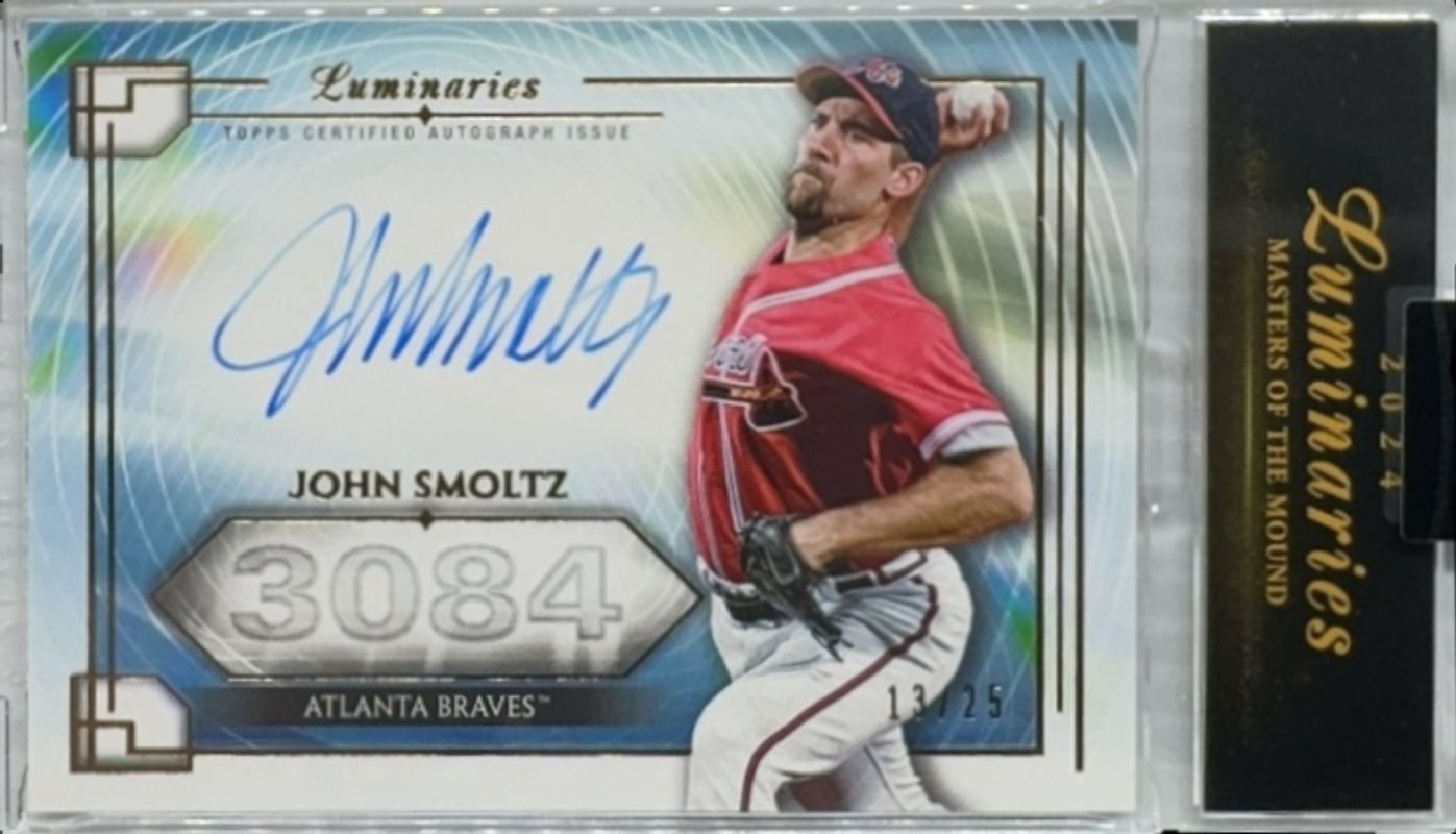 2024 Topps Luminaries #MOM-JS Masters of the Mound Autographs