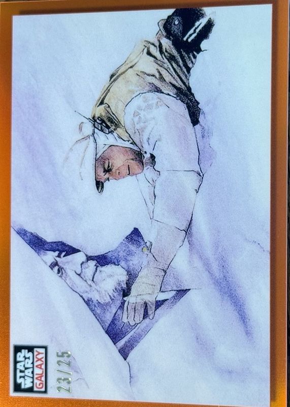 2023 Topps Chrome Star Wars Galaxy #31 Orange Refractor /25