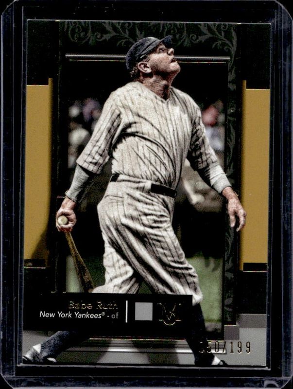Babe Ruth 2024 Topps Museum Collection #29 Gold /199 RAW