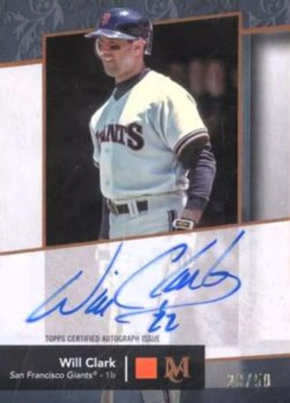 Will Clark 2024 Topps Museum Collection #AA-WC Archival Autographs - Copper /50 RAW