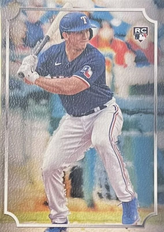 Wyatt Langford 2024 Topps Museum Collection #BOW-25 Body of Work Rookie RAW