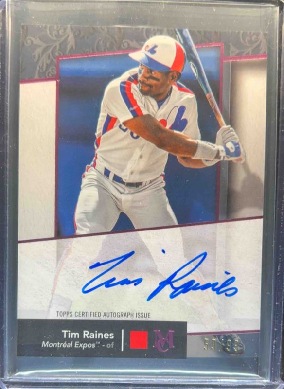 2024 Topps Museum Collection #AA-TR Archival Autographs - Pink Sapphire /99