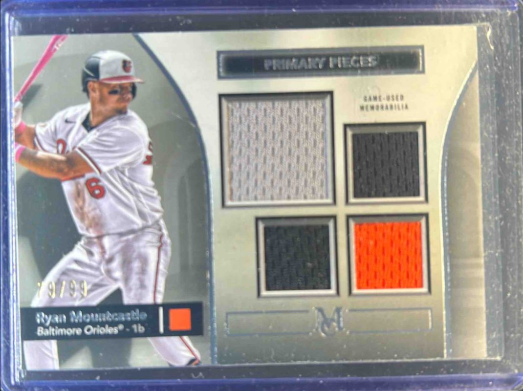 2024 Topps Museum Collection #SPPQ-RM Single Player Primary Pieces Quad Relics /99