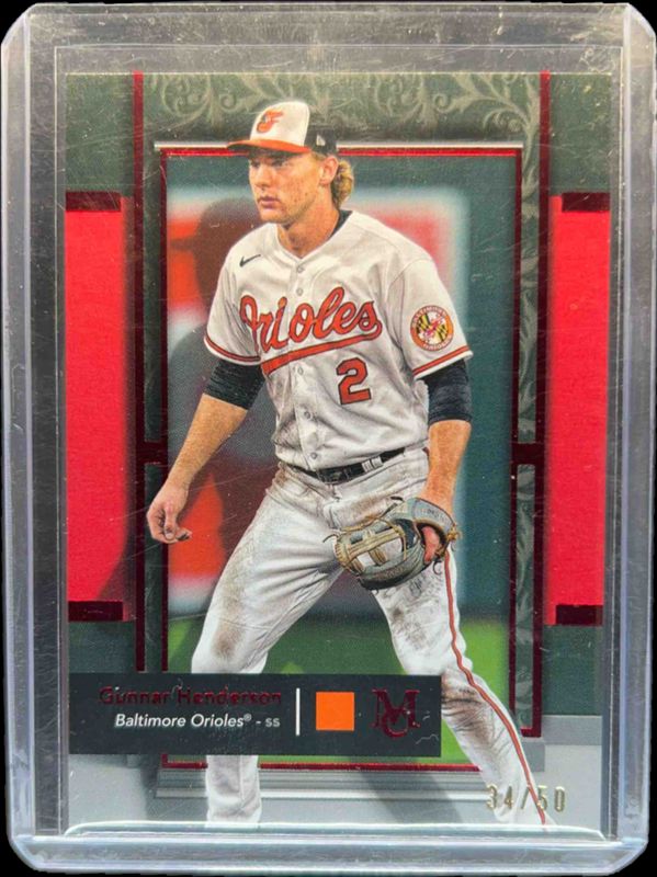 Gunnar Henderson 2024 Topps Museum Collection #4 Ruby /50 RAW