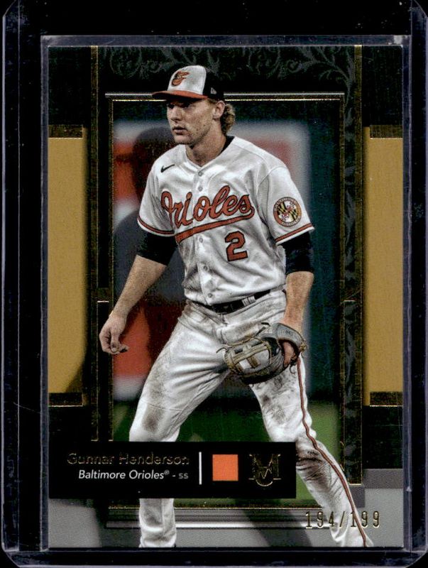 Gunnar Henderson 2024 Topps Museum Collection #4 Gold /199 RAW