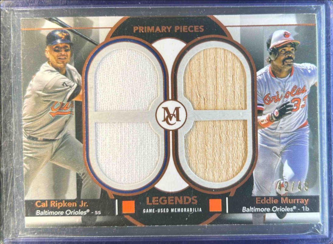 2024 Topps Museum Collection #DPQL-RJM Dual Player Primary Pieces Quad Relics Legends - Copper /49