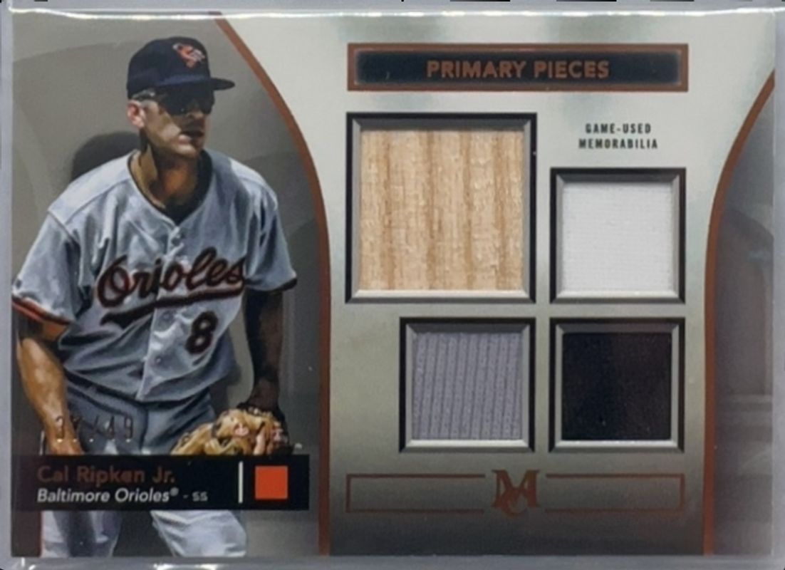Cal Ripken, Jr. 2024 Topps Museum Collection #SPPQ-CRJ Single Player Primary Pieces Quad Relics - Copper /49 RAW