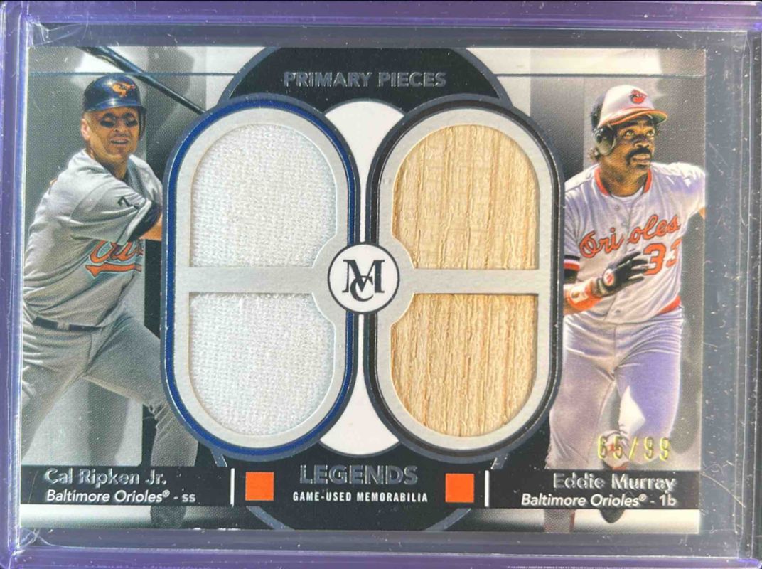 2024 Topps Museum Collection #DPQL-RJM Dual Player Primary Pieces Quad Relics Legends /99