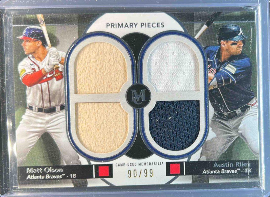 2024 Topps Museum Collection #DPQR-ORI Dual Player Primary Pieces Quad Relics /99