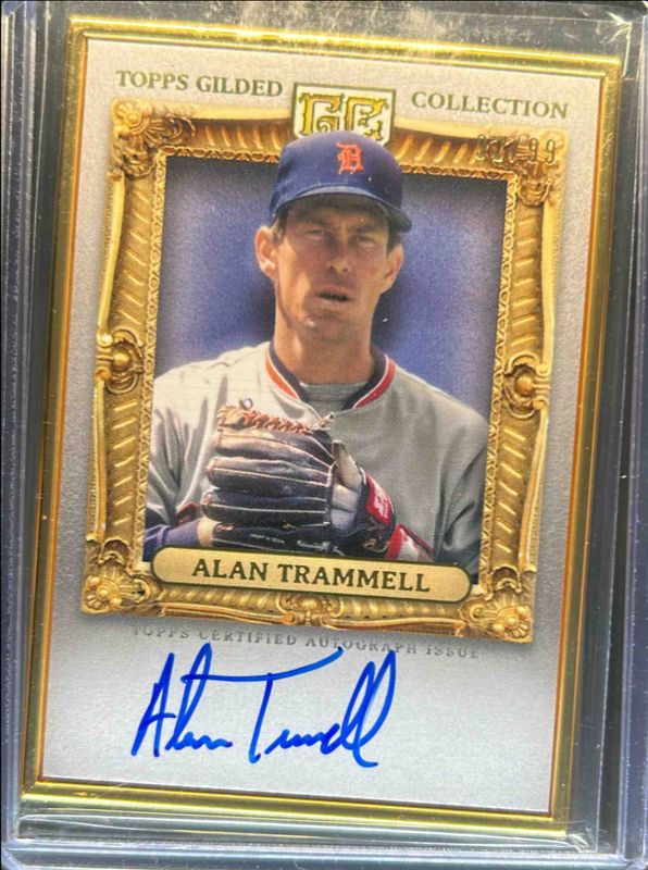 2024 Topps Gilded Collection #HAFA-AT Gold Framed Hall of Famer Autographs /99