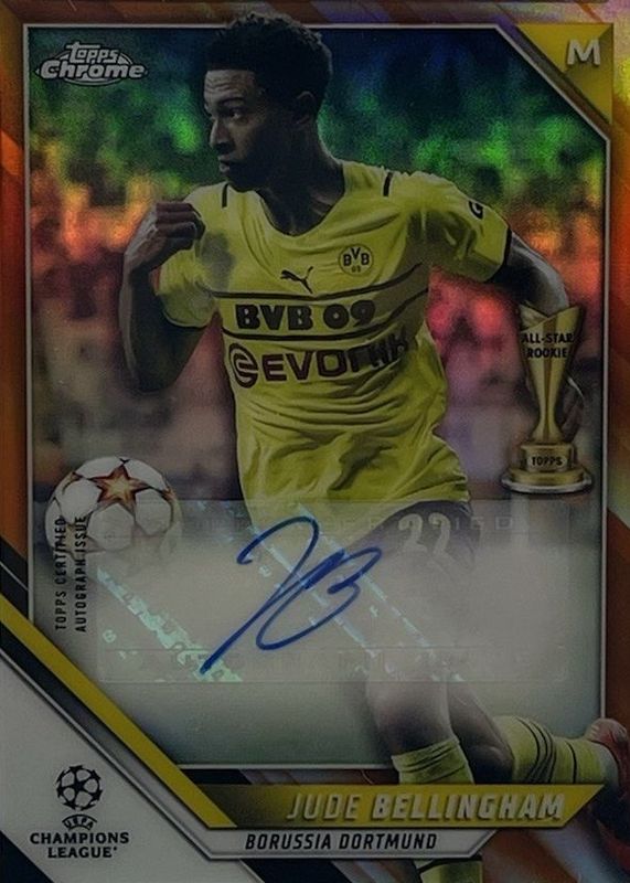 2021 Topps Chrome UEFA Champions League #CA-JB Autographs - Orange Refractor /25