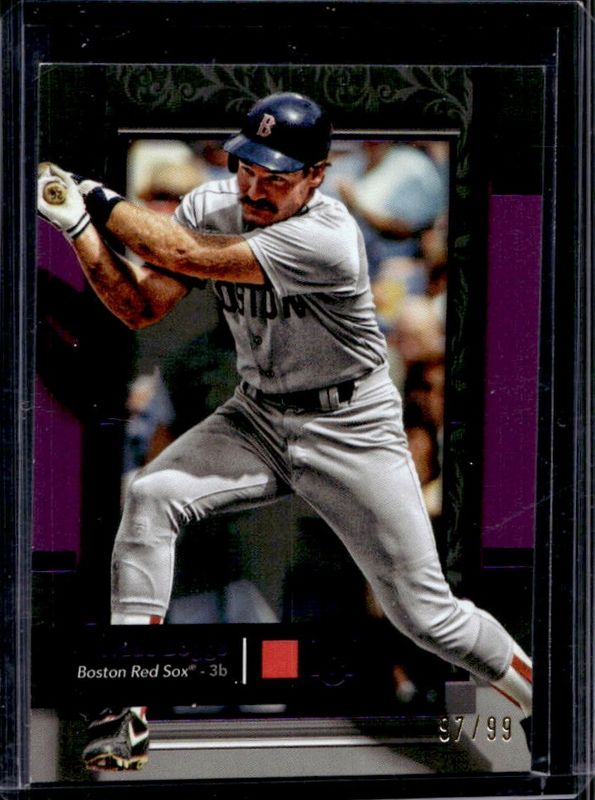 Wade Boggs 2024 Topps Museum Collection #85 Amethyst /99 RAW