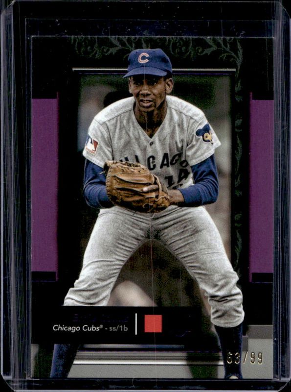Ernie Banks 2024 Topps Museum Collection #93 Amethyst /99 RAW