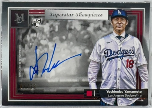 Yoshinobu Yamamoto 2024 Topps Museum Collection #SS-YAM Superstar