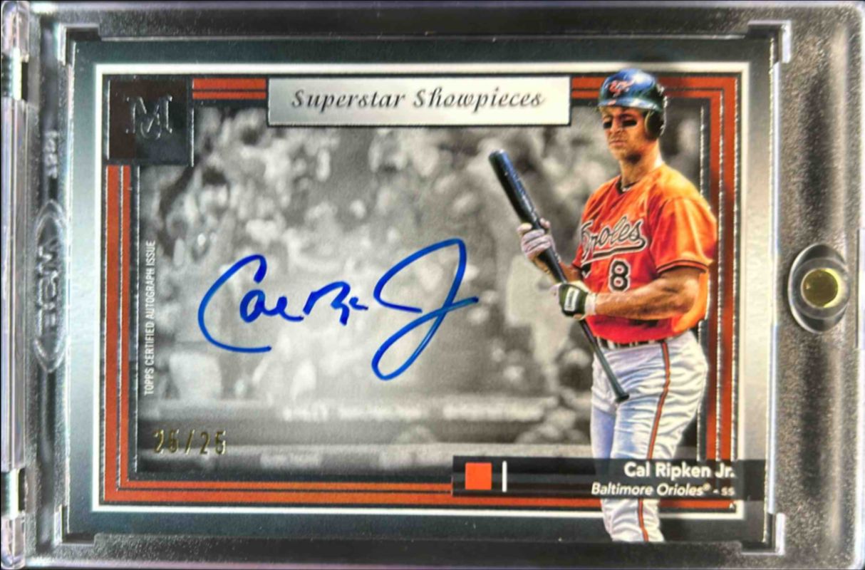 Cal Ripken, Jr. 2024 Topps Museum Collection #SS-CR Superstar Showpieces Autographs /25 RAW