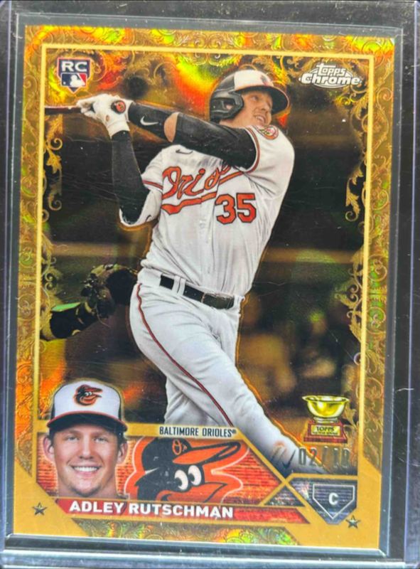 Adley Rutschman 2024 Topps Gilded Collection #35 Gold Lava Refractor /10 RAW