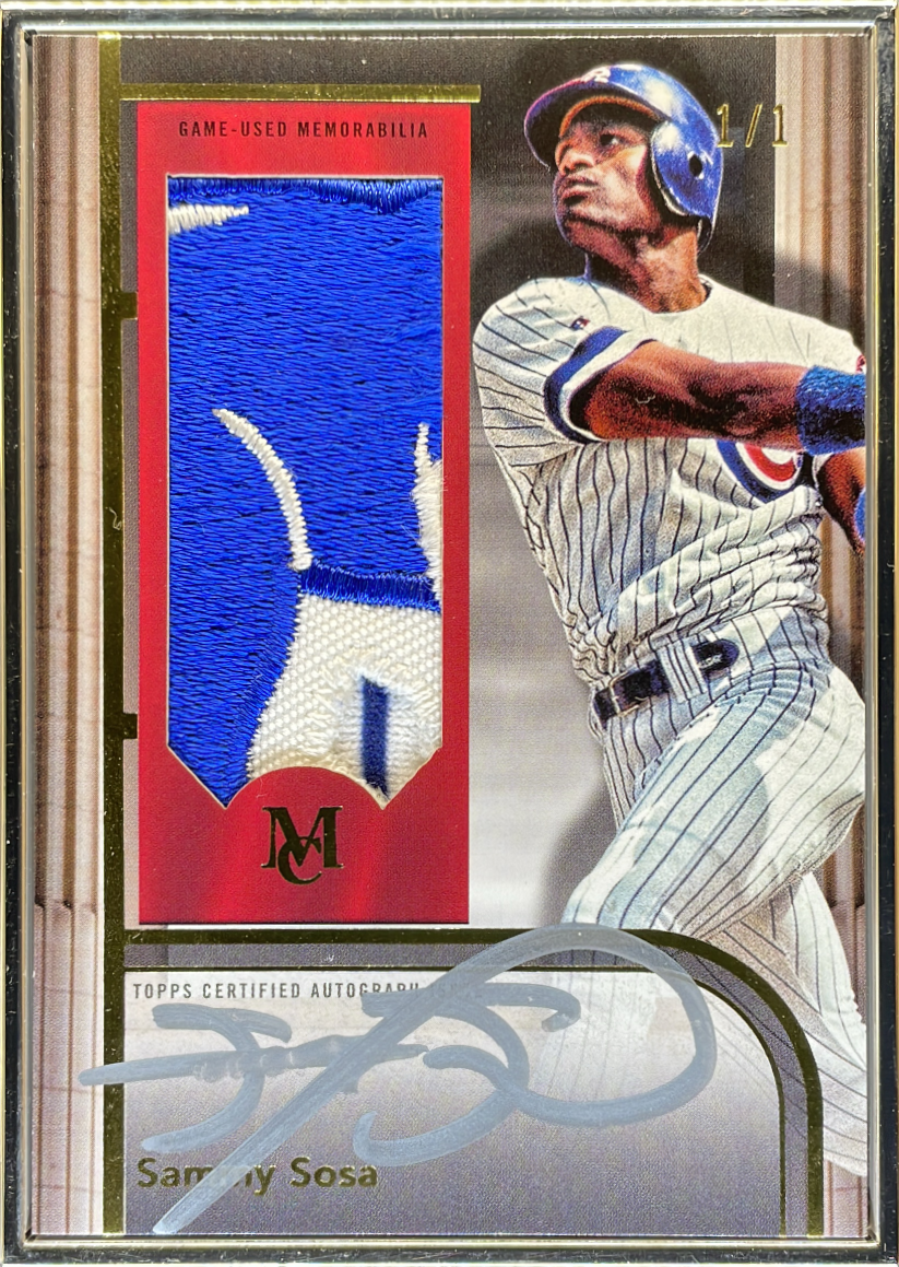 Sammy Sosa 2024 Topps Museum Collection #MFAP-SSO Museum Framed ...