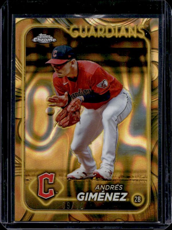 2024 Topps Gilded Collection #67 Gold Lava Refractor /10