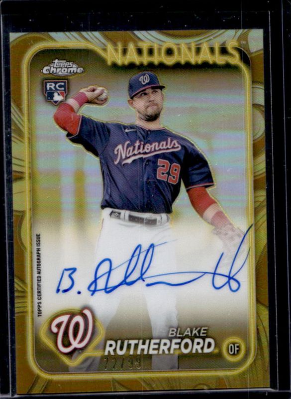 2024 Topps Gilded Collection #CGA-BR Topps Chrome Gold Autographs /99