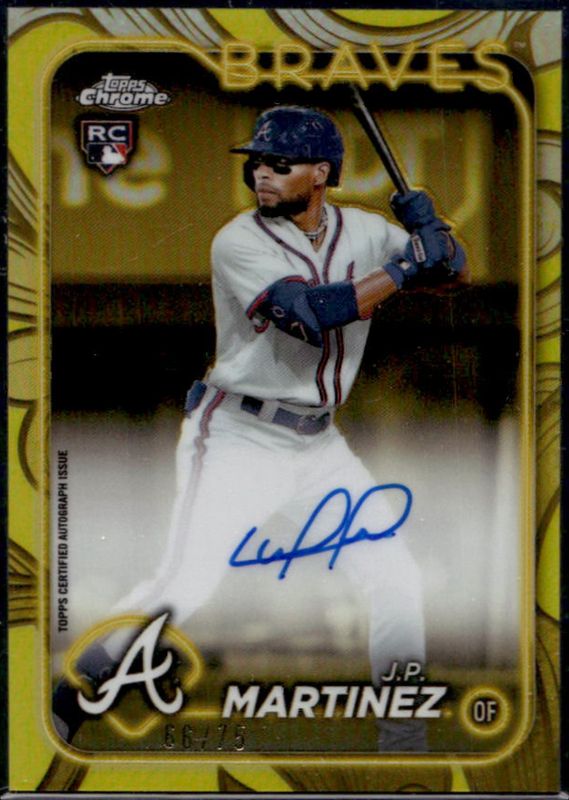 2024 Topps Gilded Collection #CGA-JM Topps Chrome Gold Autographs - Yellow-Gold /75