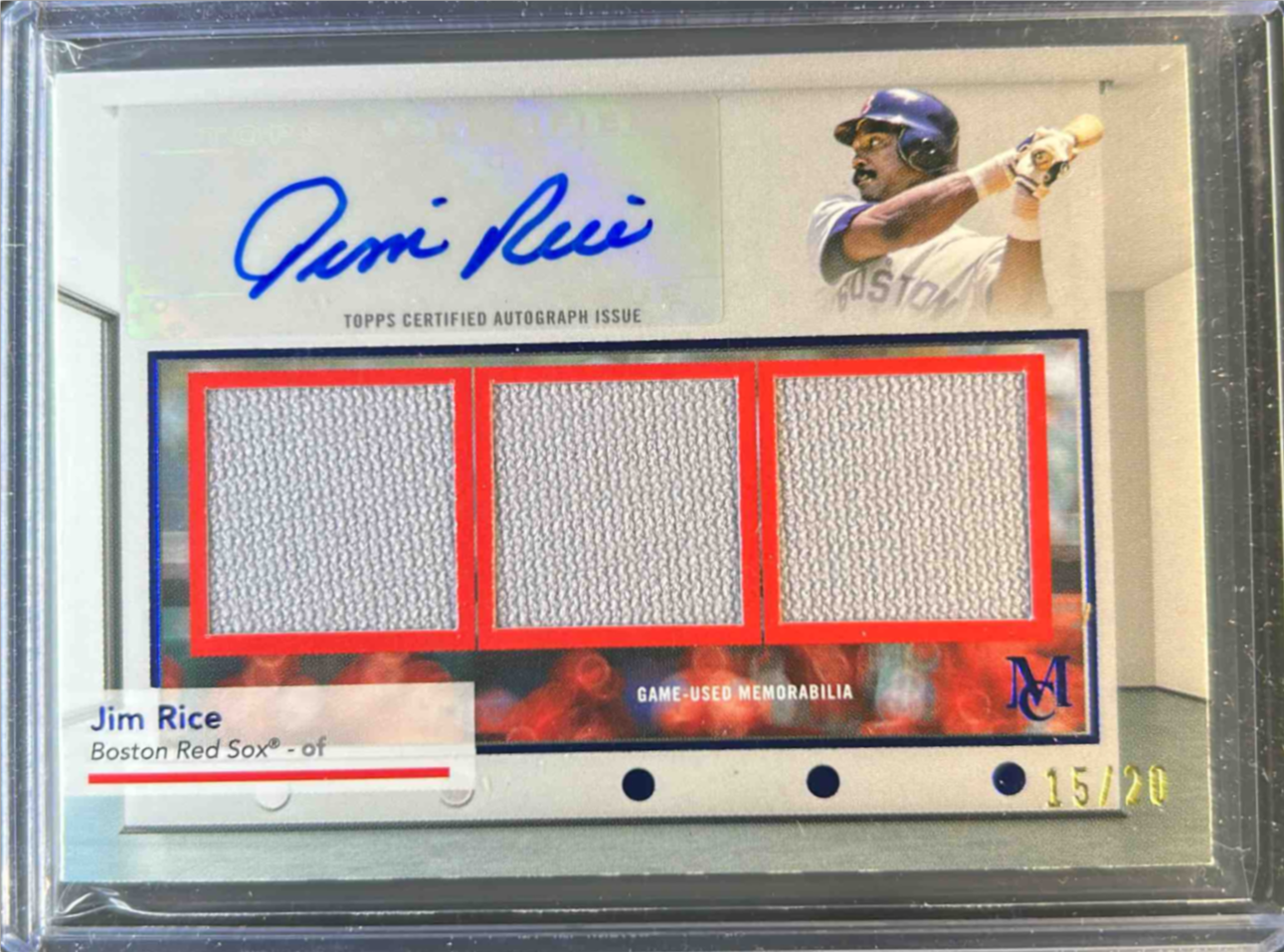 Jim Rice 2024 Topps Museum Collection #SWTRA-JRI Single Player ...