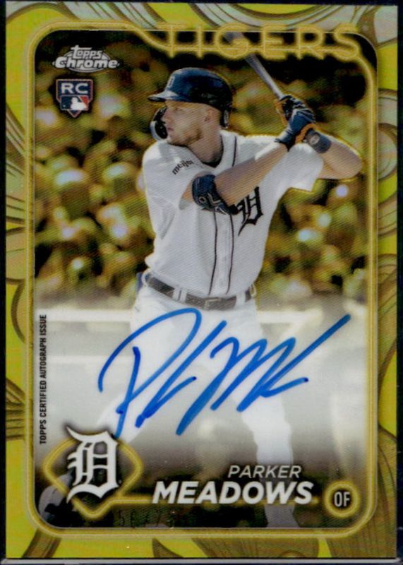 2024 Topps Gilded Collection #CGA-PM Topps Chrome Gold Autographs - Yellow-Gold /75