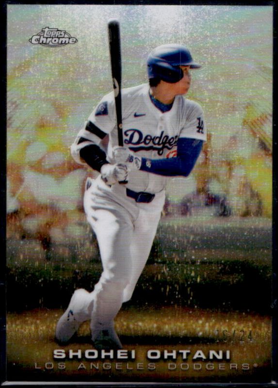 Shohei Ohtani 2024 Topps Gilded Collection #GS-18 Gold Storm /24 RAW