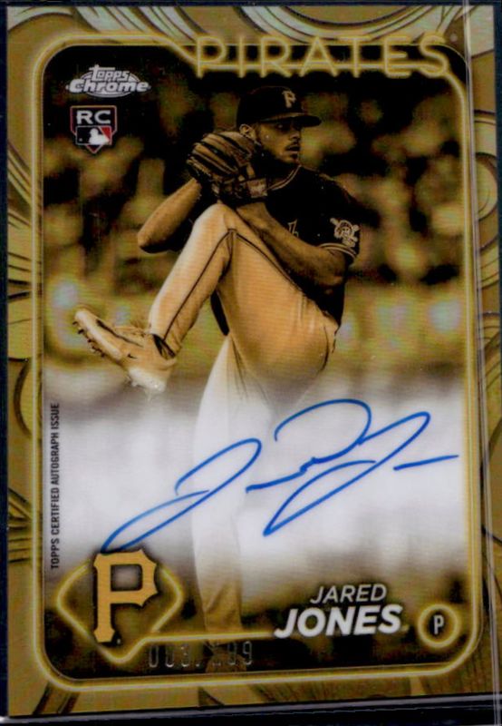 2024 Topps Gilded Collection #GOLD-JJ Topps Chrome Cast In Gold Variation Autographs /159