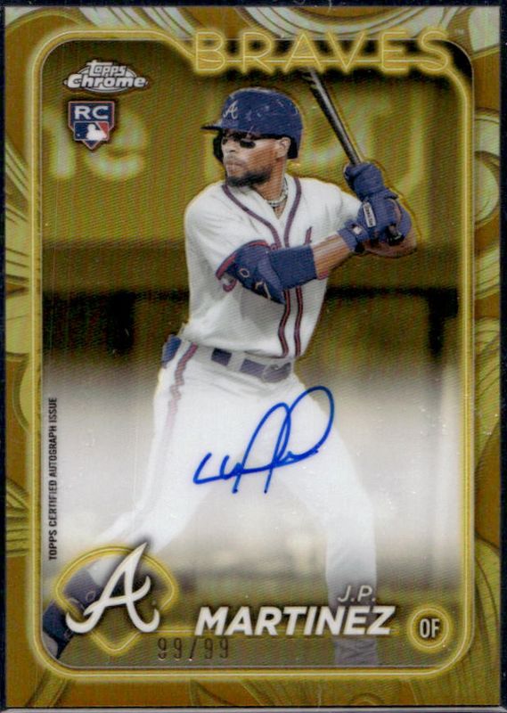 2024 Topps Gilded Collection #CGA-JM Topps Chrome Gold Autographs /99