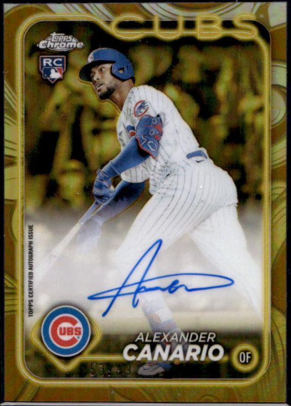 2024 Topps Gilded Collection #CGA-AC Topps Chrome Gold Autographs /99