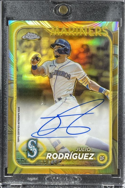Julio Rodriguez 2024 Topps Gilded Collection #CGA-JROD Topps