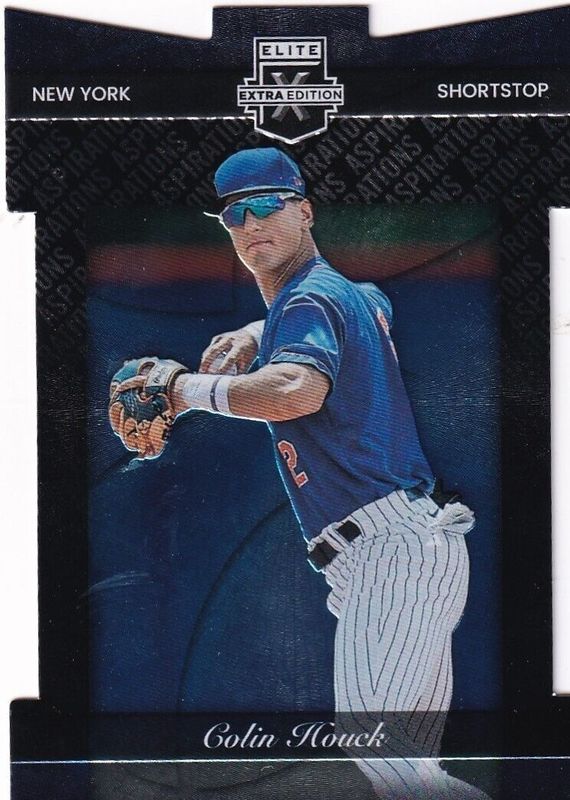 Colin Houck 2023 Elite Extra Edition #157 Aspirations Die-Cut /76 RAW