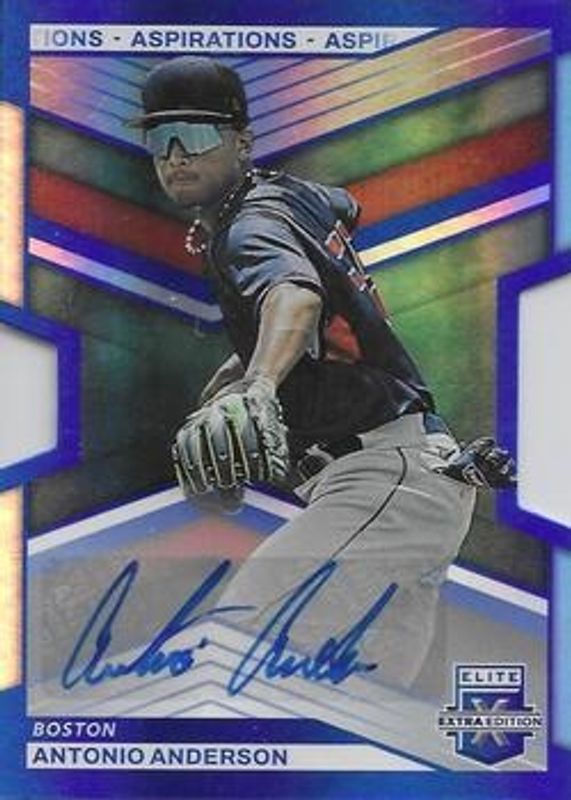 2023 Elite Extra Edition #86 Aspirations die-cut Signatures /76