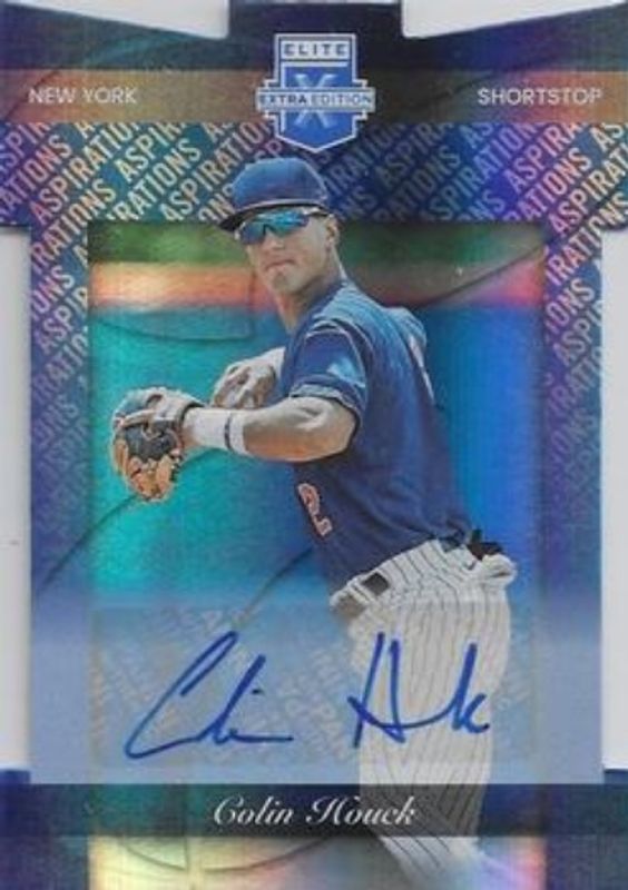 Colin Houck 2023 Elite Extra Edition #157 Aspirations die-cut Signatures /76 RAW
