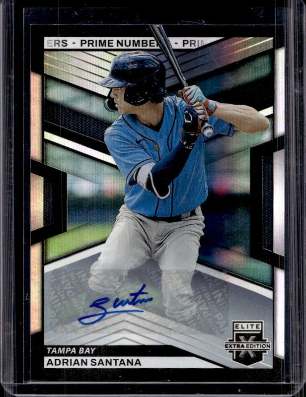 Adrian Santana 2023 Elite Extra Edition #55 Prime Numbers A Signatures /200 RAW