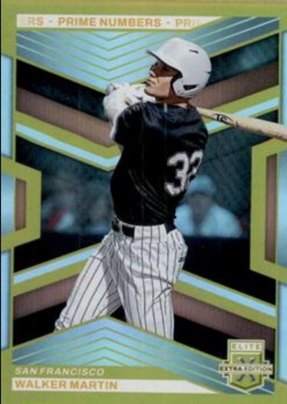 2023 Elite Extra Edition #111 Prime Numbers Gold /24