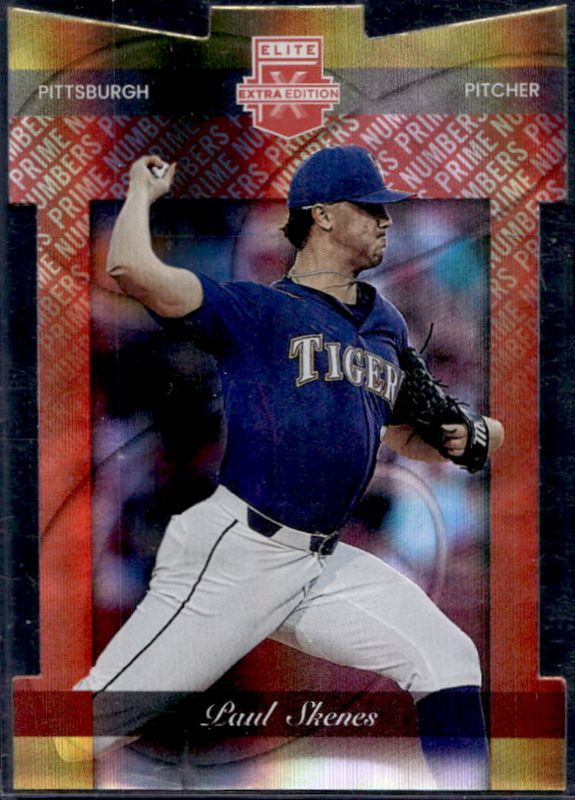 Paul Skenes 2023 Elite Extra Edition #160 Prime Numbers A Die-Cut /200 RAW