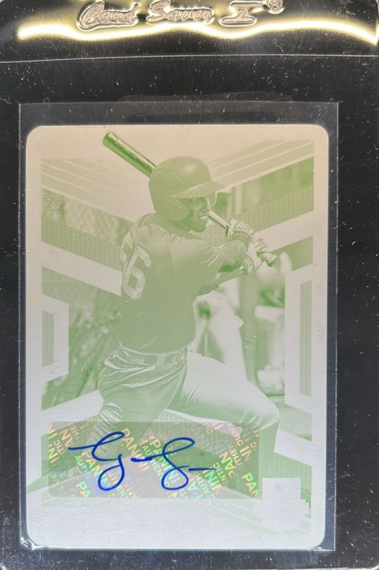 2023 Elite Extra Edition #6 Signatures Printing Plates Yellow /1