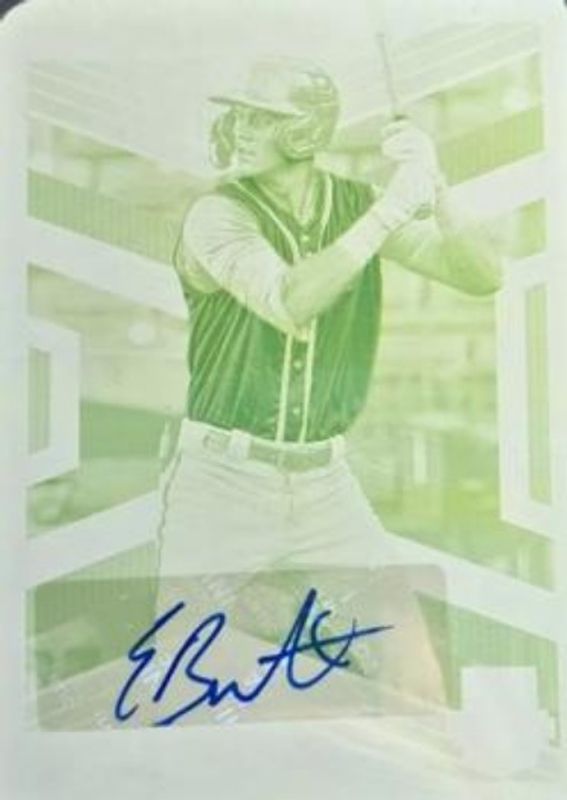 2023 Elite Extra Edition #79 Signatures Printing Plates Yellow /1