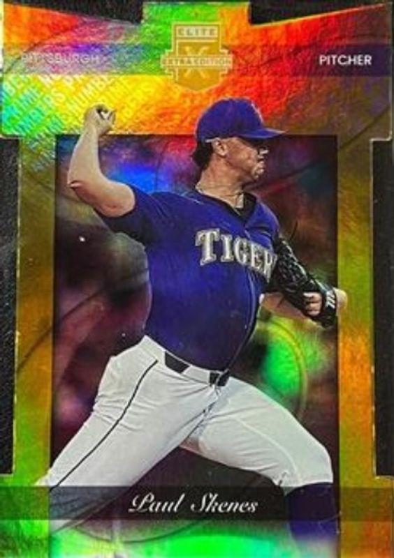 Paul Skenes 2023 Elite Extra Edition #160 Prime Numbers Gold Die-Cut /10 RAW